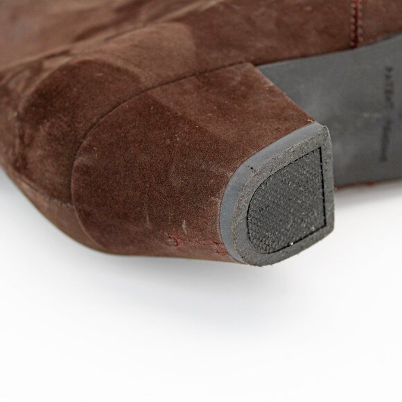 Arche Women's Brown Suede Side Zipper Ankle Booties: Size EU 40.5 - Picture 6 of 8